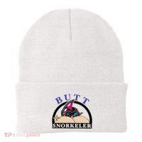 Snorkel Squad Funny Bum Snorkeler 69 Dult Humor Sarcasm Beanie thumb 0