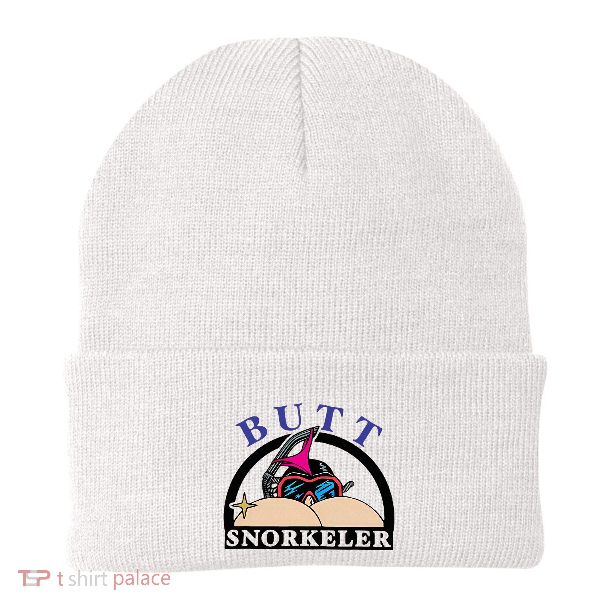 Snorkel Squad Funny Bum Snorkeler 69 Dult Humor Sarcasm Beanie