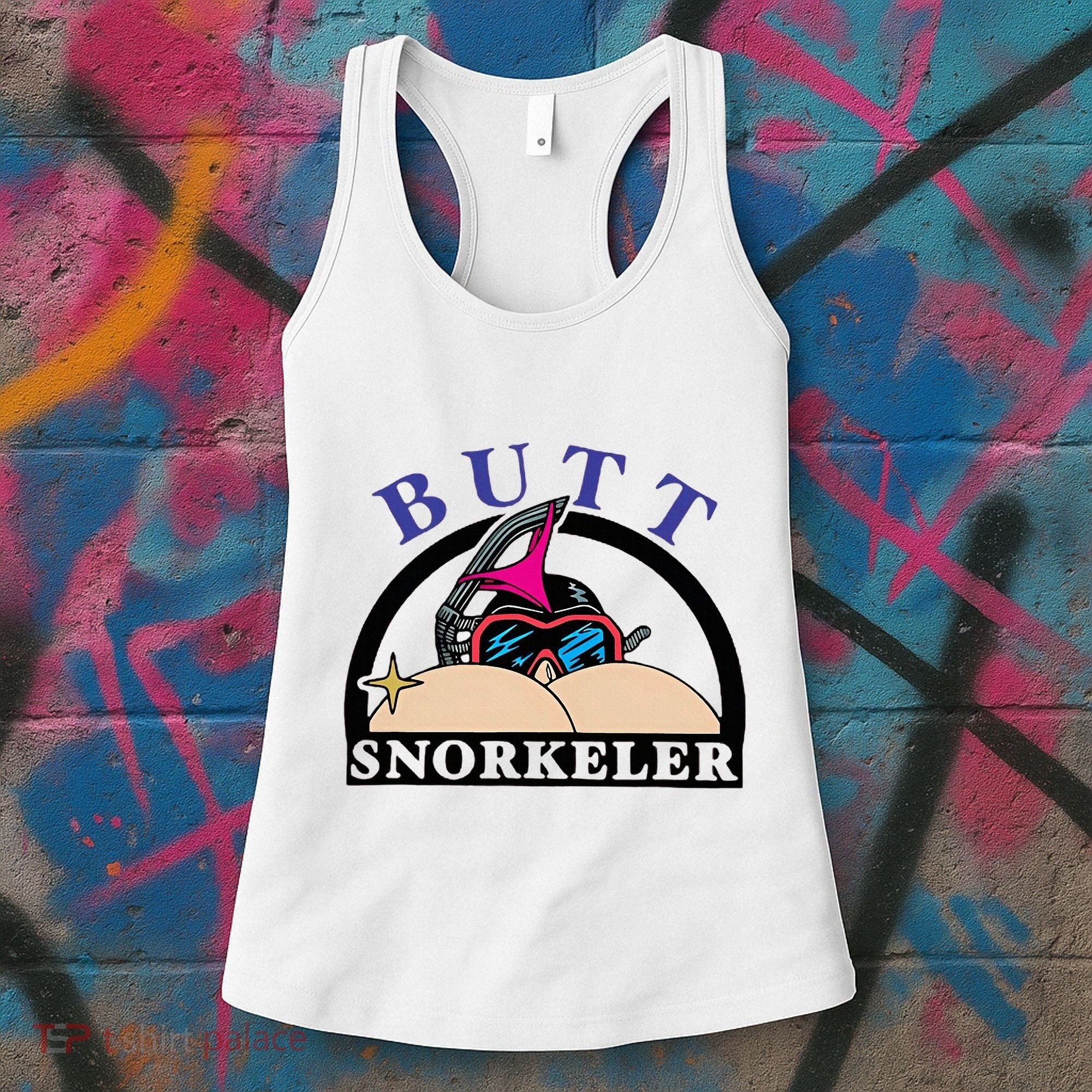 Snorkel Squad Funny Bum Snorkeler 69 Dult Humor Sarcasm Women's Tank Top