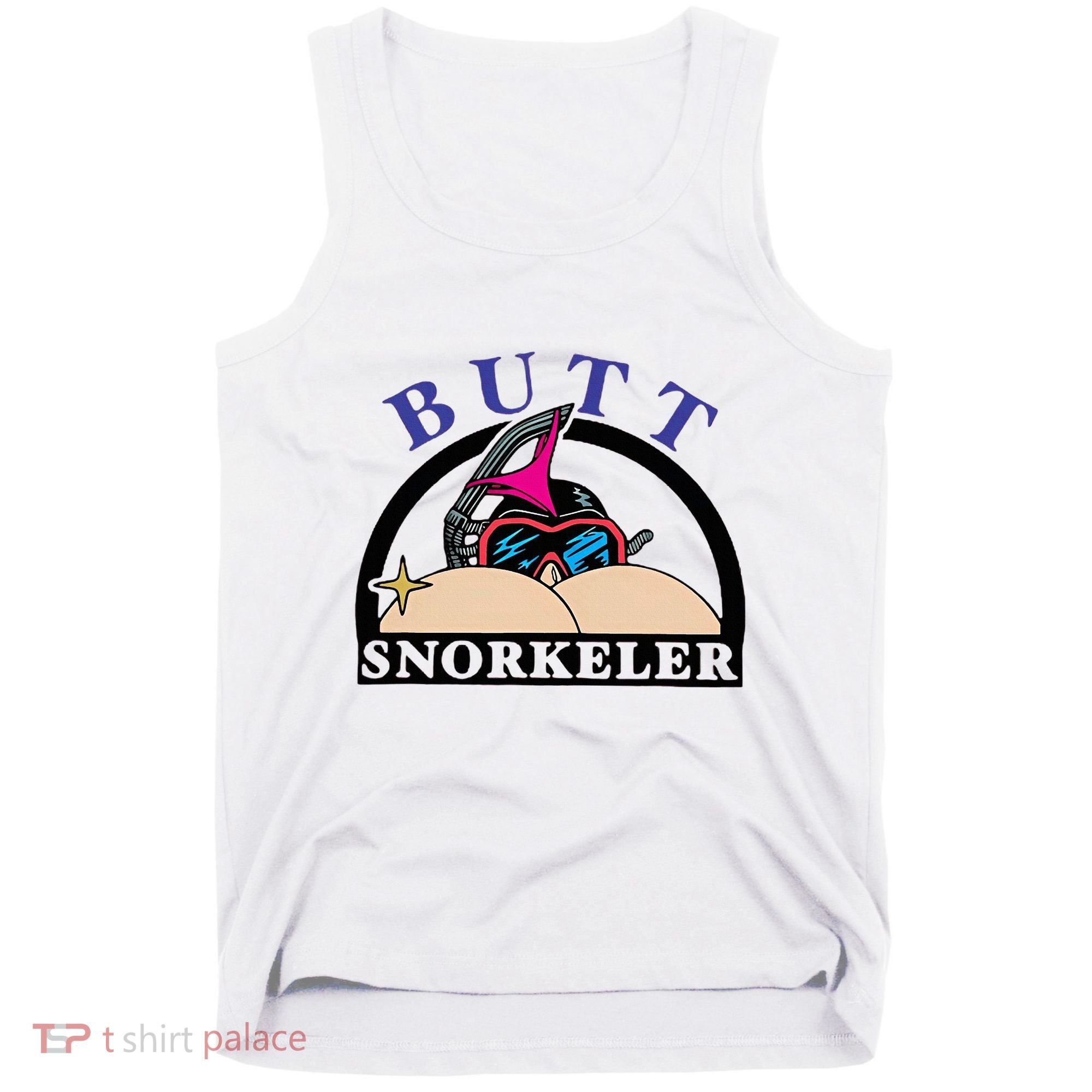 Snorkel Squad Funny Bum Snorkeler 69 Dult Humor Sarcasm Tank Top