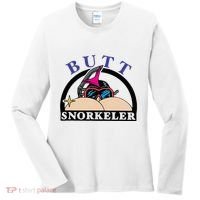 Snorkel Squad Funny Bum Snorkeler 69 Dult Humor Sarcasm Women's Long Sleeve Shirt thumb 0