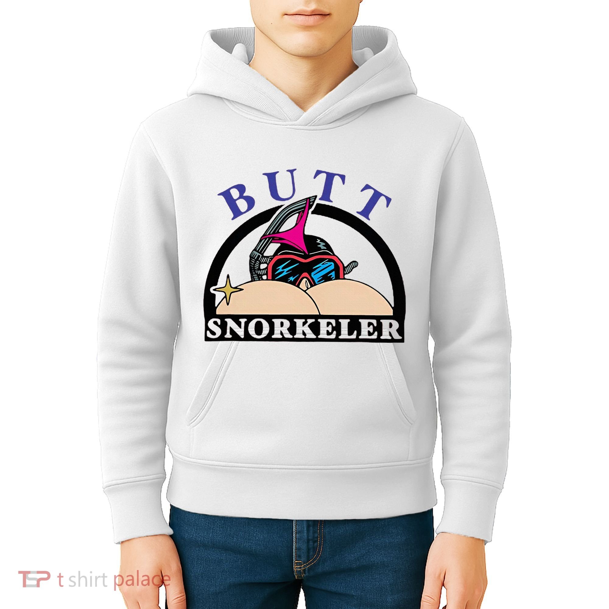 Snorkel Squad Funny Bum Snorkeler 69 Dult Humor Sarcasm Kids Hoodie