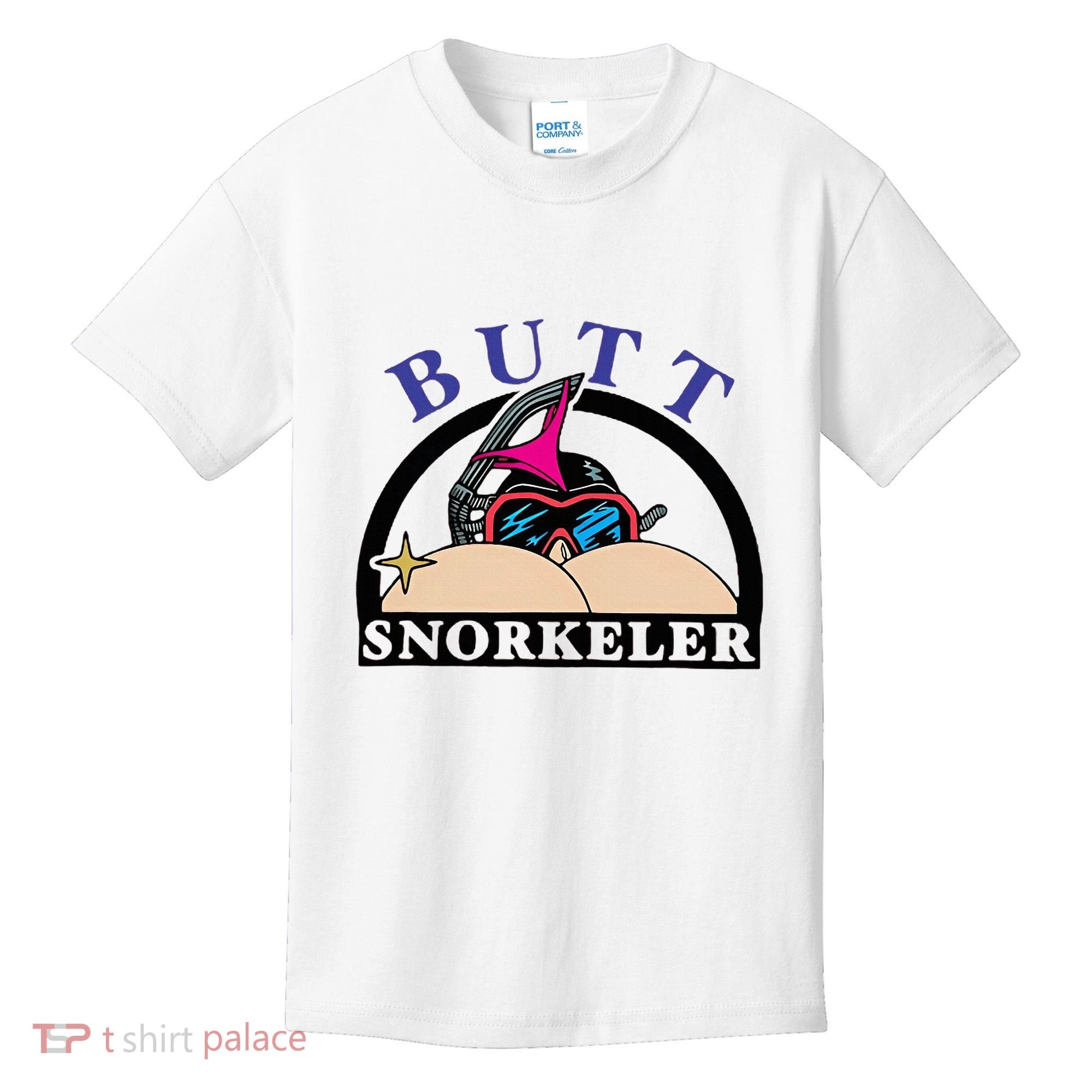 Snorkel Squad Funny Bum Snorkeler 69 Dult Humor Sarcasm Kids T-Shirt