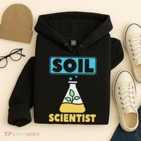 Soil Scientist Farmer Soil Science Agriculturists Funny Gift Hoodie thumb 4