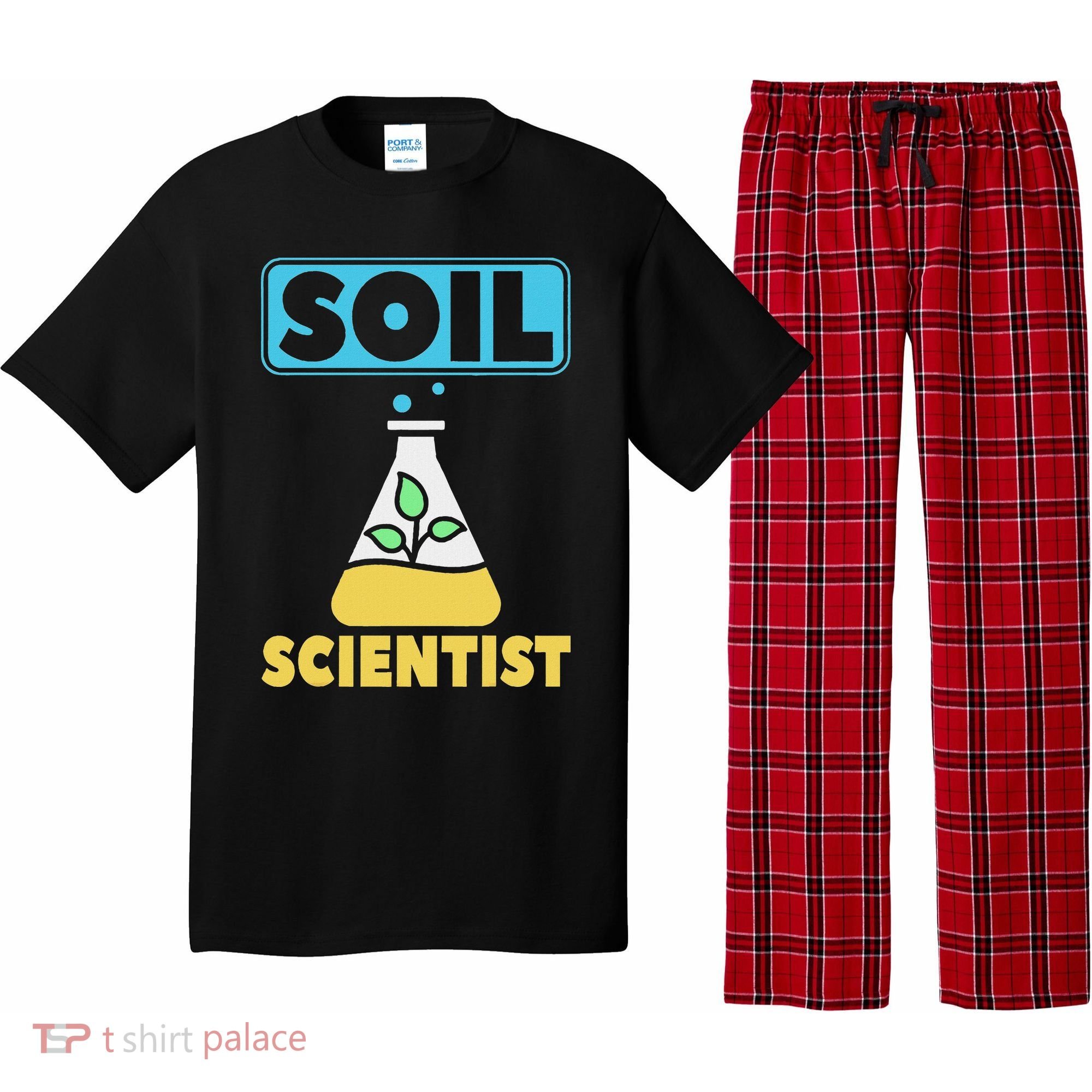 Soil Scientist Farmer Soil Science Agriculturists Funny Gift Pajama Set