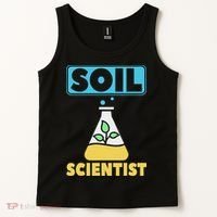 Soil Scientist Farmer Soil Science Agriculturists Funny Gift Tank Top thumb 2