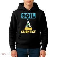 Soil Scientist Farmer Soil Science Agriculturists Funny Gift Kids Hoodie thumb 4