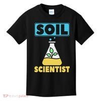 Soil Scientist Farmer Soil Science Agriculturists Funny Gift Kids T-Shirt thumb 0