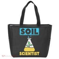 Soil Scientist Farmer Soil Science Agriculturists Funny Gift Tote Bag thumb 0