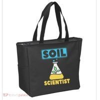 Soil Scientist Farmer Soil Science Agriculturists Funny Gift Tote Bag thumb 2