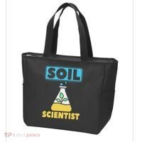 Soil Scientist Farmer Soil Science Agriculturists Funny Gift Tote Bag thumb 3