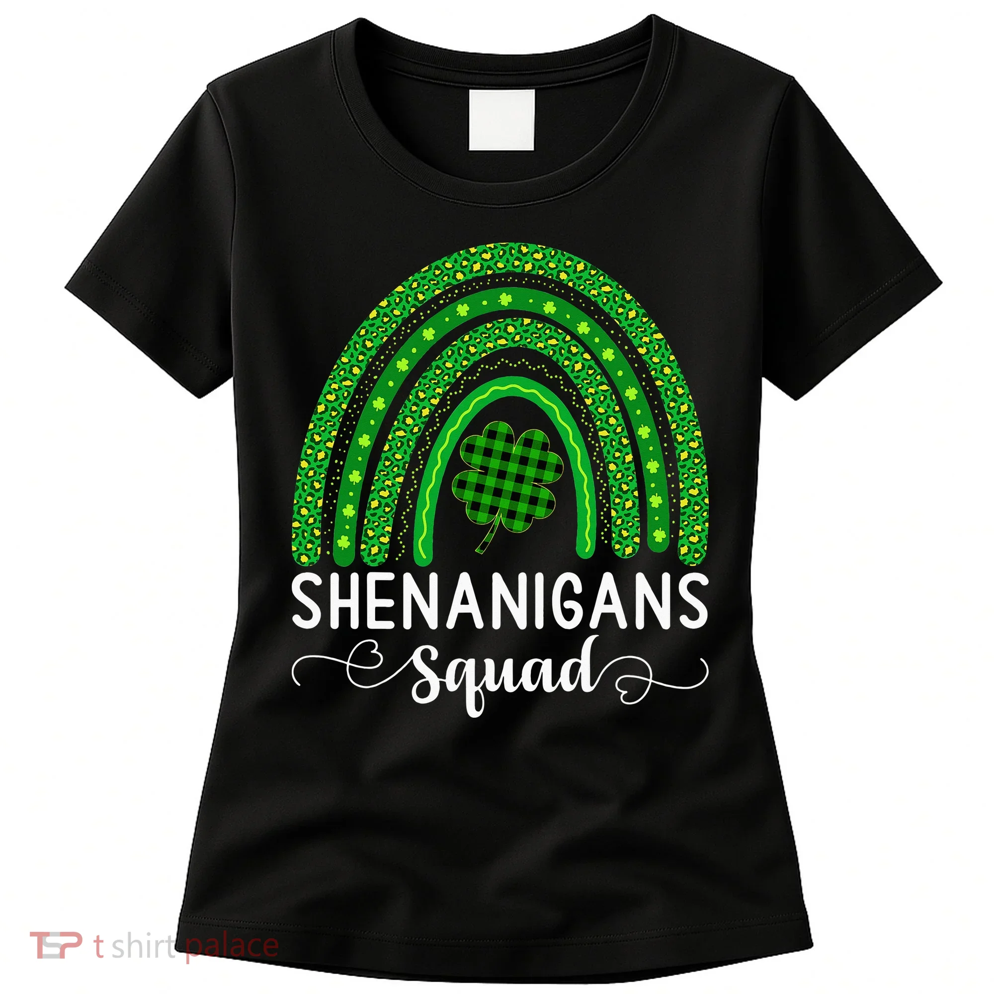 Shenanigans Squad Funny St Patricks Day Shamrock Women's T-Shirt
