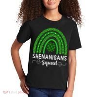 Shenanigans Squad Funny St Patricks Day Shamrock Kids T-Shirt thumb 2