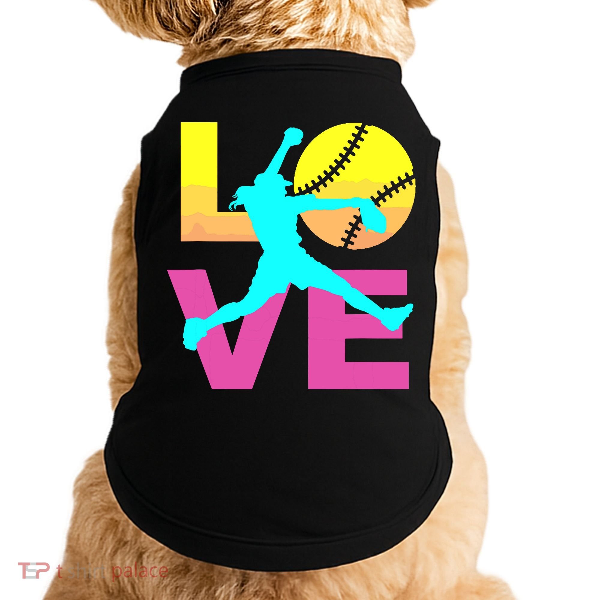Softball Shirts For Girl Love Doggie Tank
