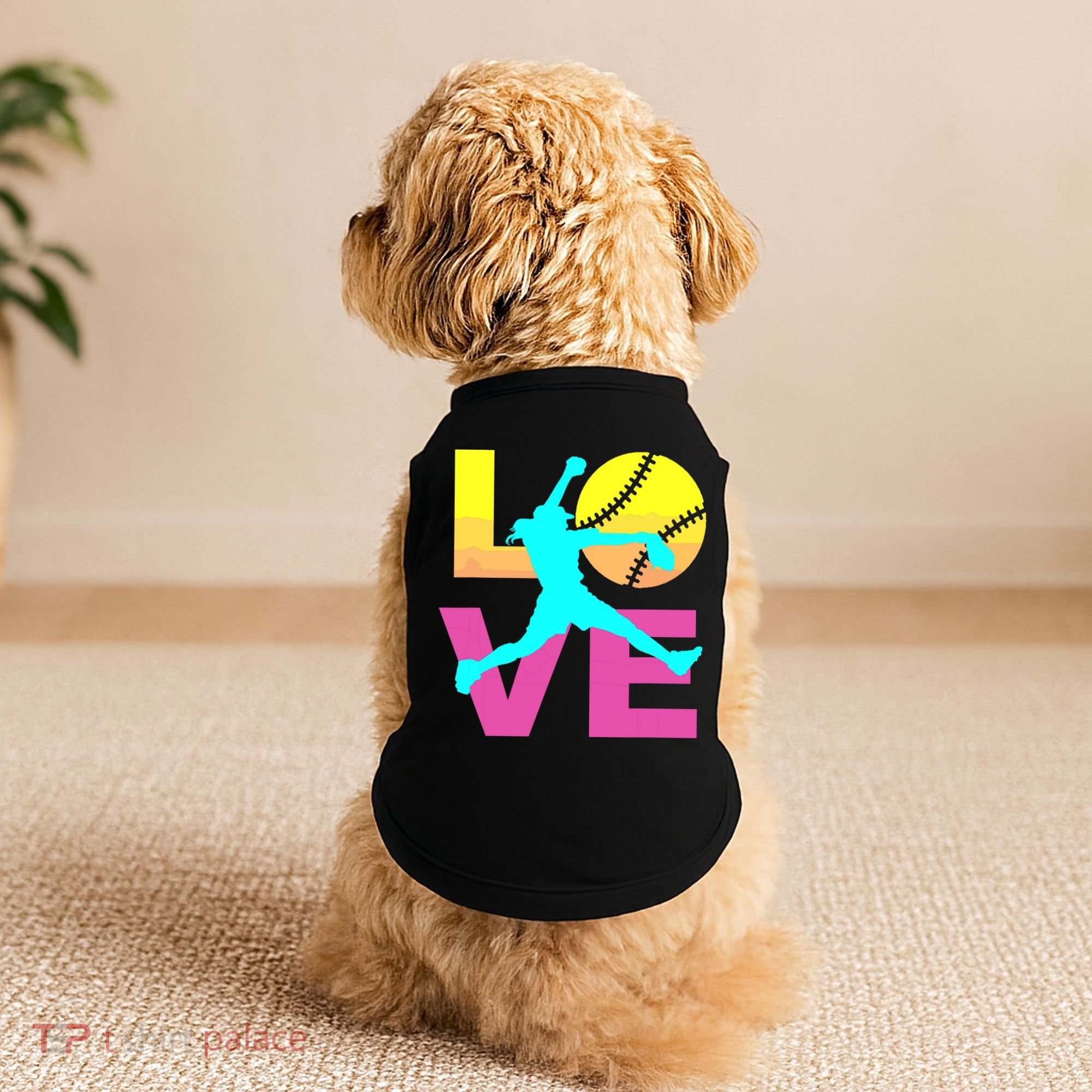 Softball Shirts For Girl Love Doggie Tank