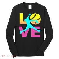 Softball Shirts For Girl Love Long Sleeve Shirt thumb 0
