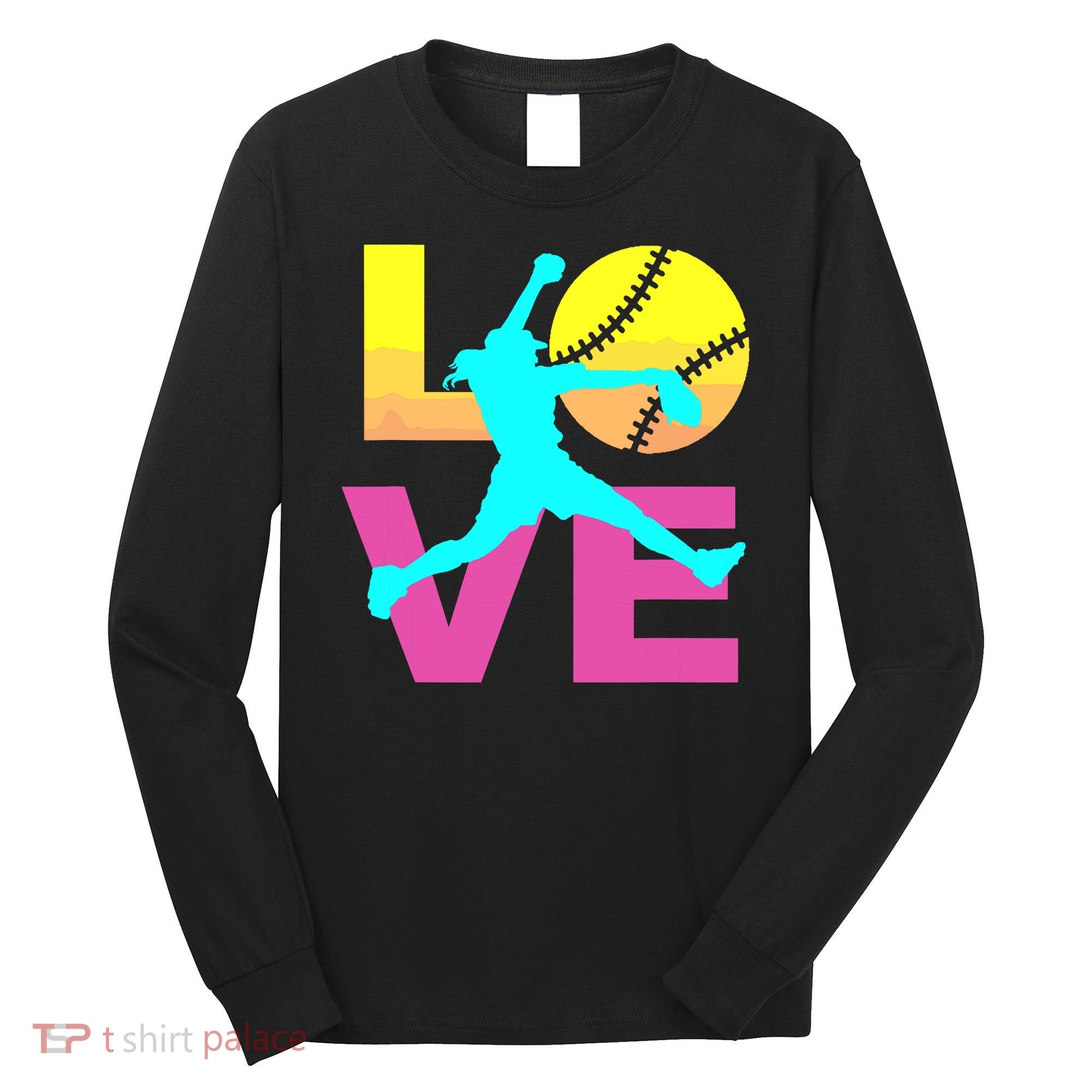 Softball Shirts For Girl Love Long Sleeve Shirt