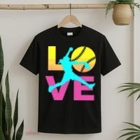 Softball Shirts For Girl Love T-Shirt thumb 2