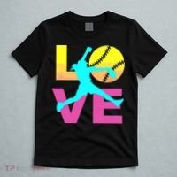 Softball Shirts For Girl Love T-Shirt thumb 5