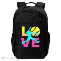 Softball Shirts For Girl Love Backpack thumb 0