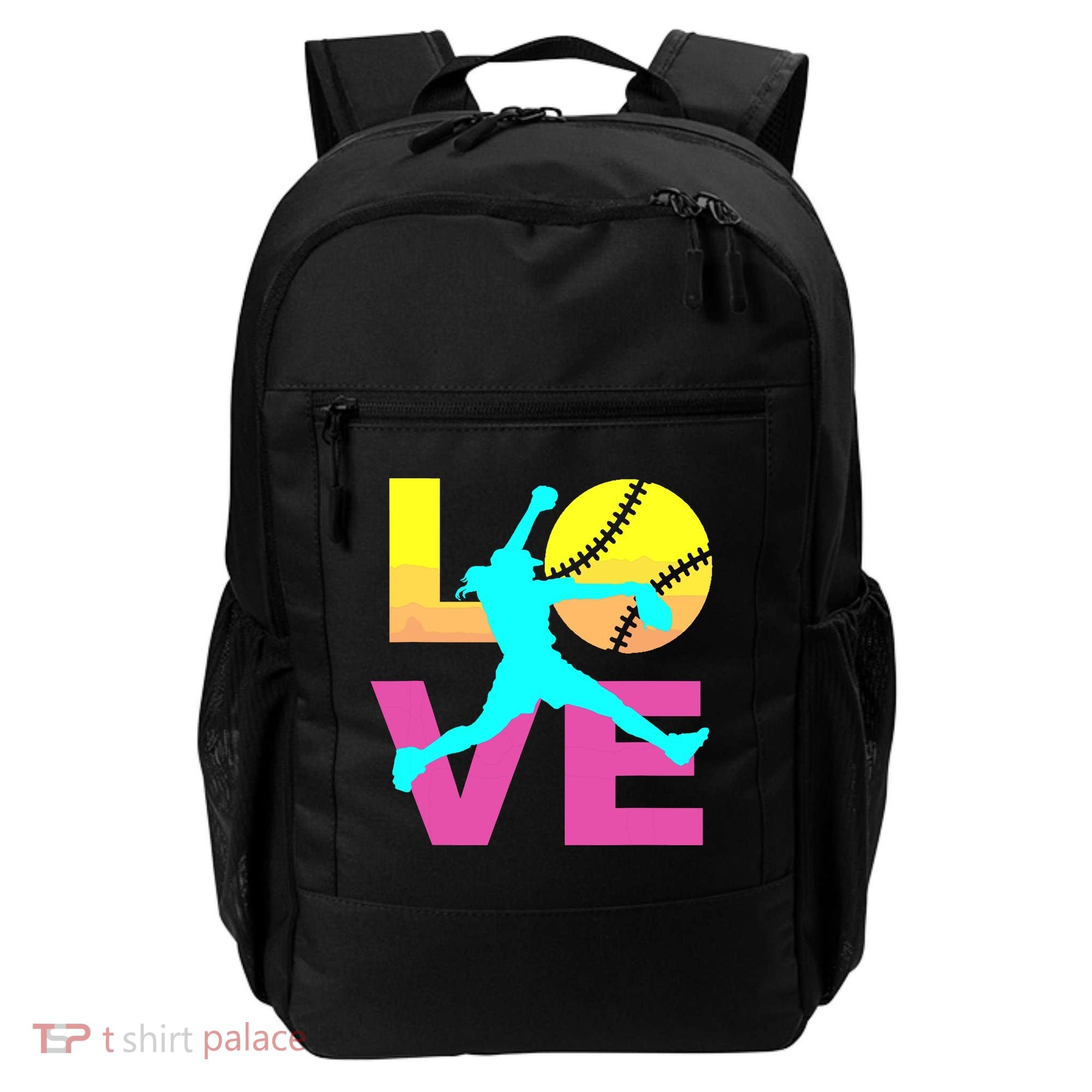 Softball Shirts For Girl Love Backpack