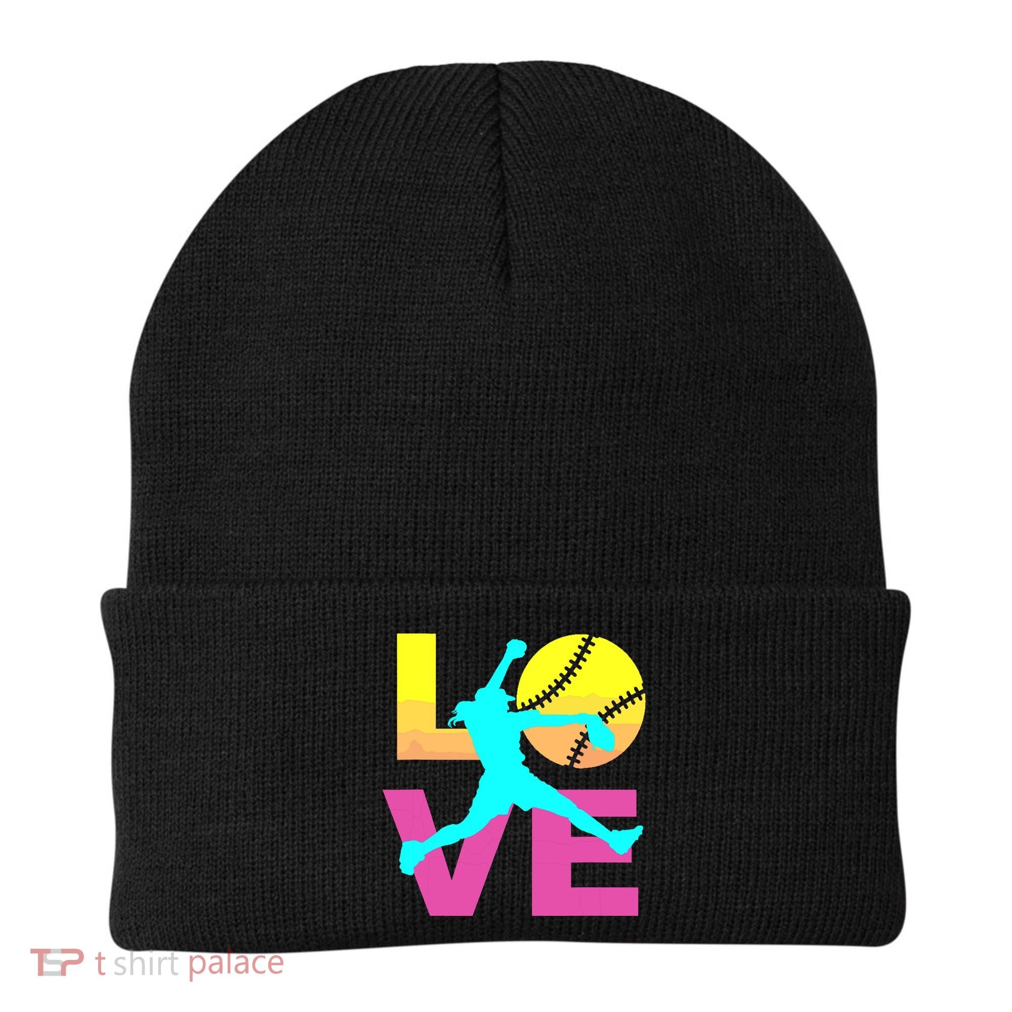 Softball Shirts For Girl Love Beanie