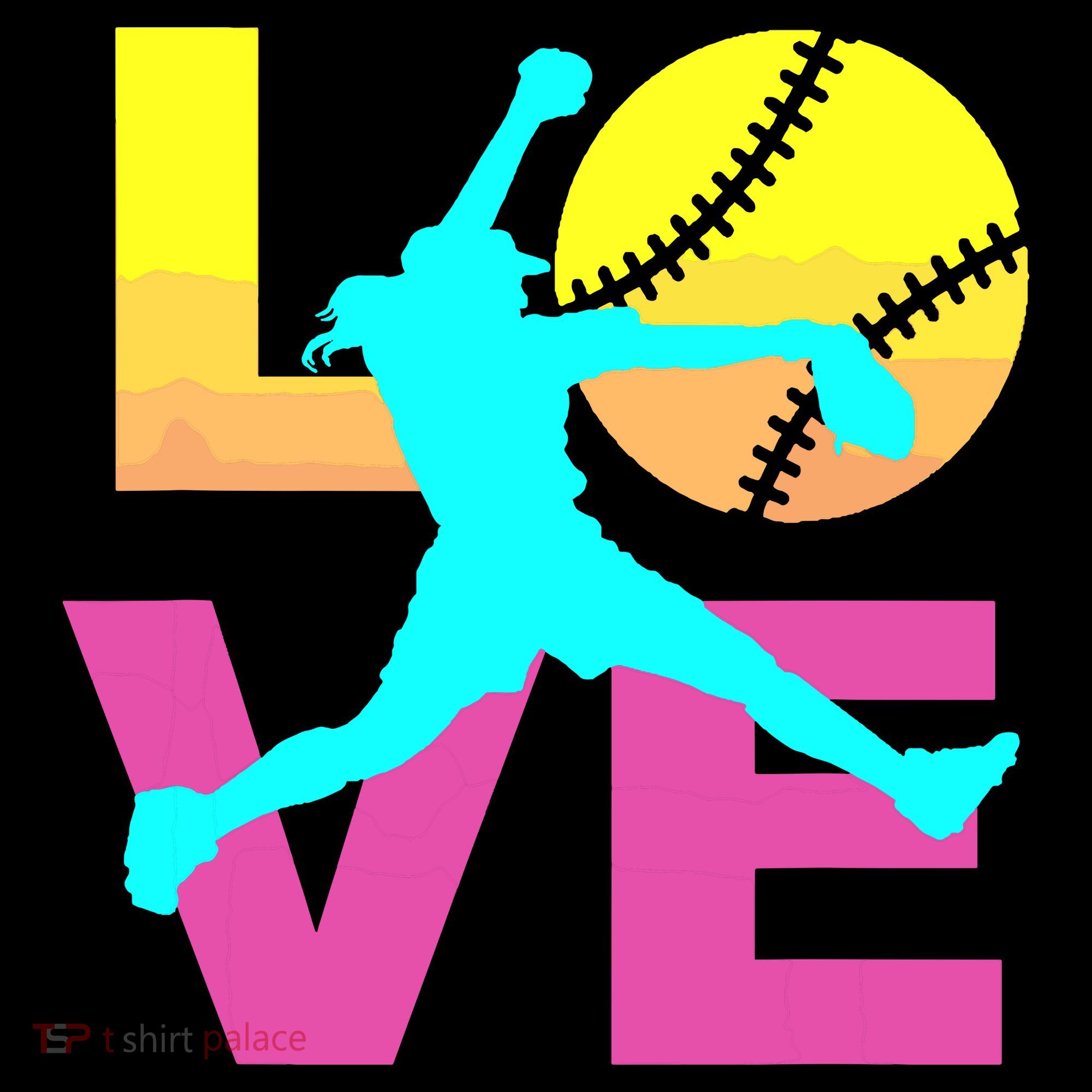 Softball Shirts For Girl Love Women's Hoodie