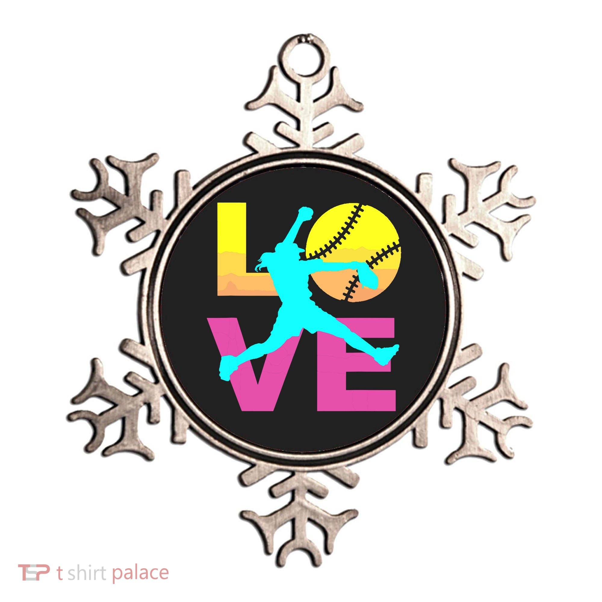 Softball Shirts For Girl Love Ornament