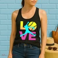 Softball Shirts For Girl Love Women's Tank Top thumb 2
