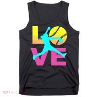 Softball Shirts For Girl Love Tank Top thumb 0