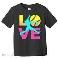 Softball Shirts For Girl Love Toddler T-Shirt thumb 0