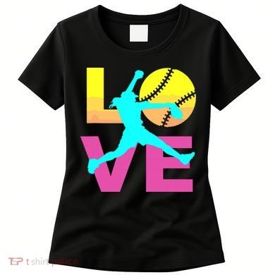 Softball Shirts For Girl Love Women's T-Shirt