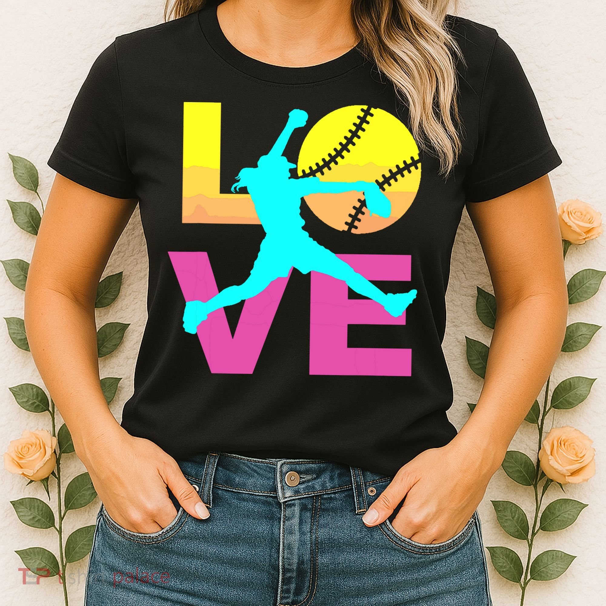 Softball Shirts For Girl Love Women's T-Shirt