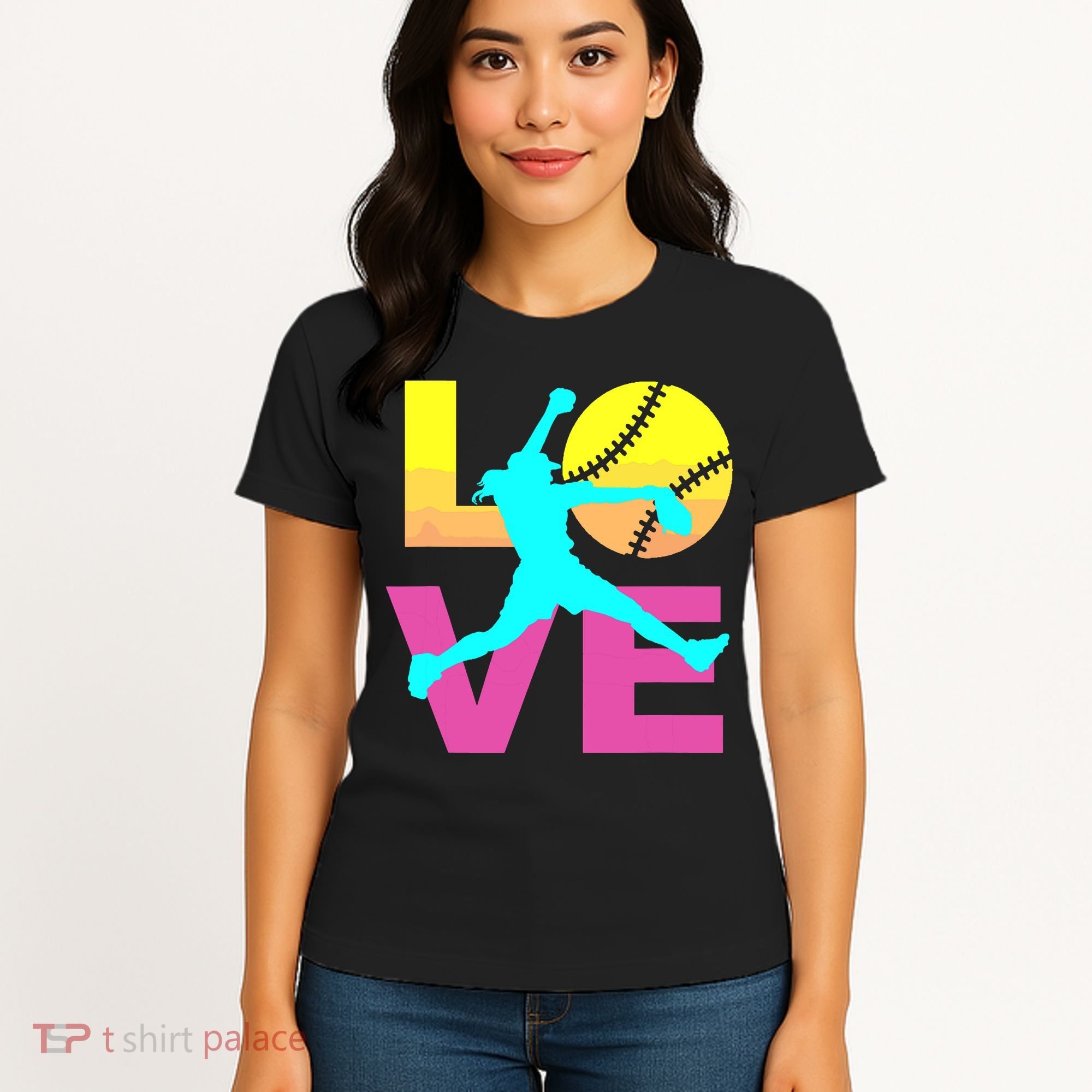 Softball Shirts For Girl Love Women's T-Shirt