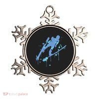 Splash Ski Flying Winter Sports Ski Jumping Ornament thumb 0