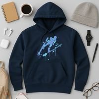 Splash Ski Flying Winter Sports Ski Jumping Hoodie thumb 3