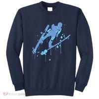 Splash Ski Flying Winter Sports Ski Jumping Sweatshirt thumb 0