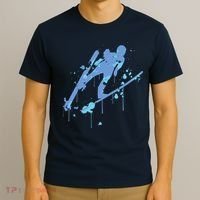 Splash Ski Flying Winter Sports Ski Jumping T-Shirt thumb 3