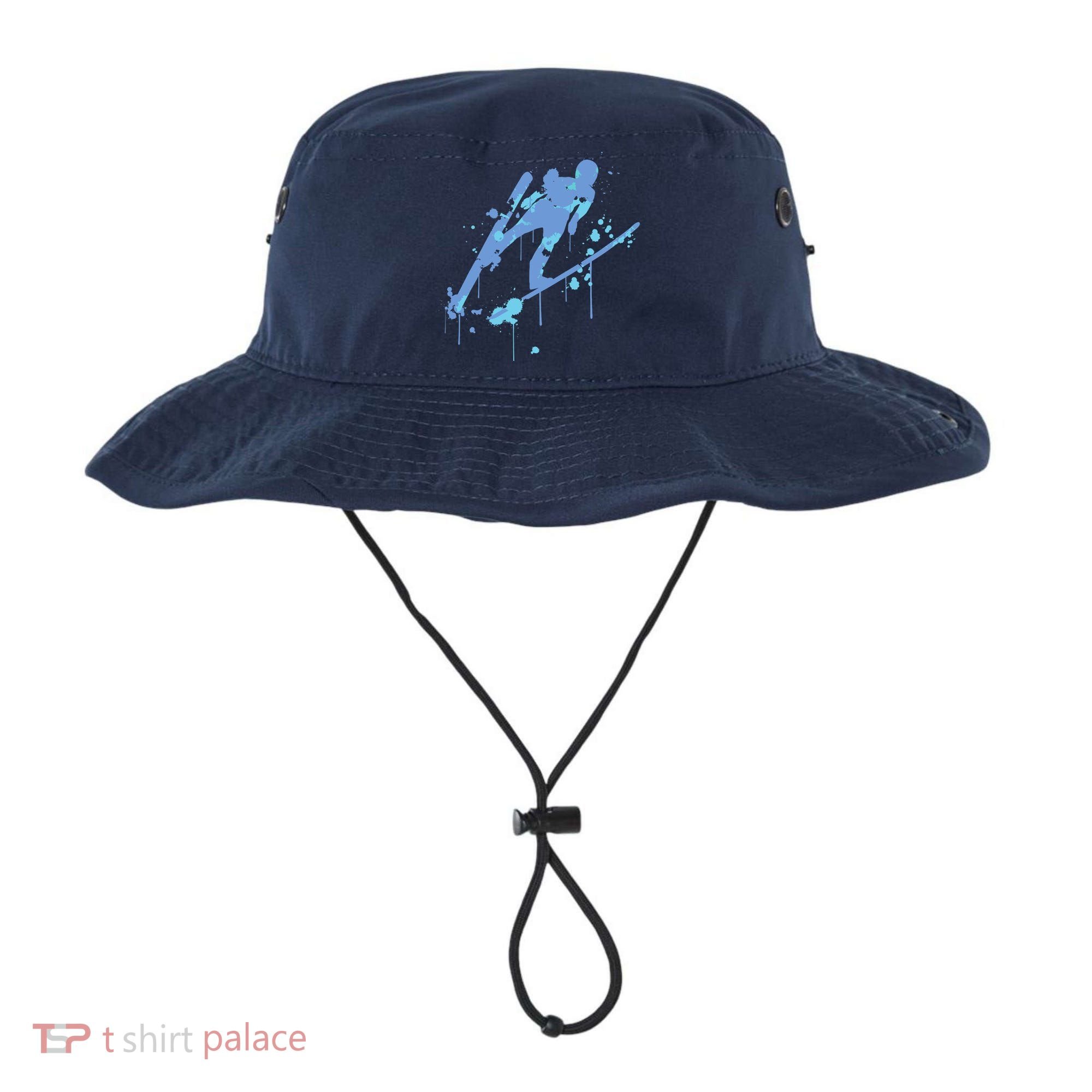 Splash Ski Flying Winter Sports Ski Jumping Bucket Hat