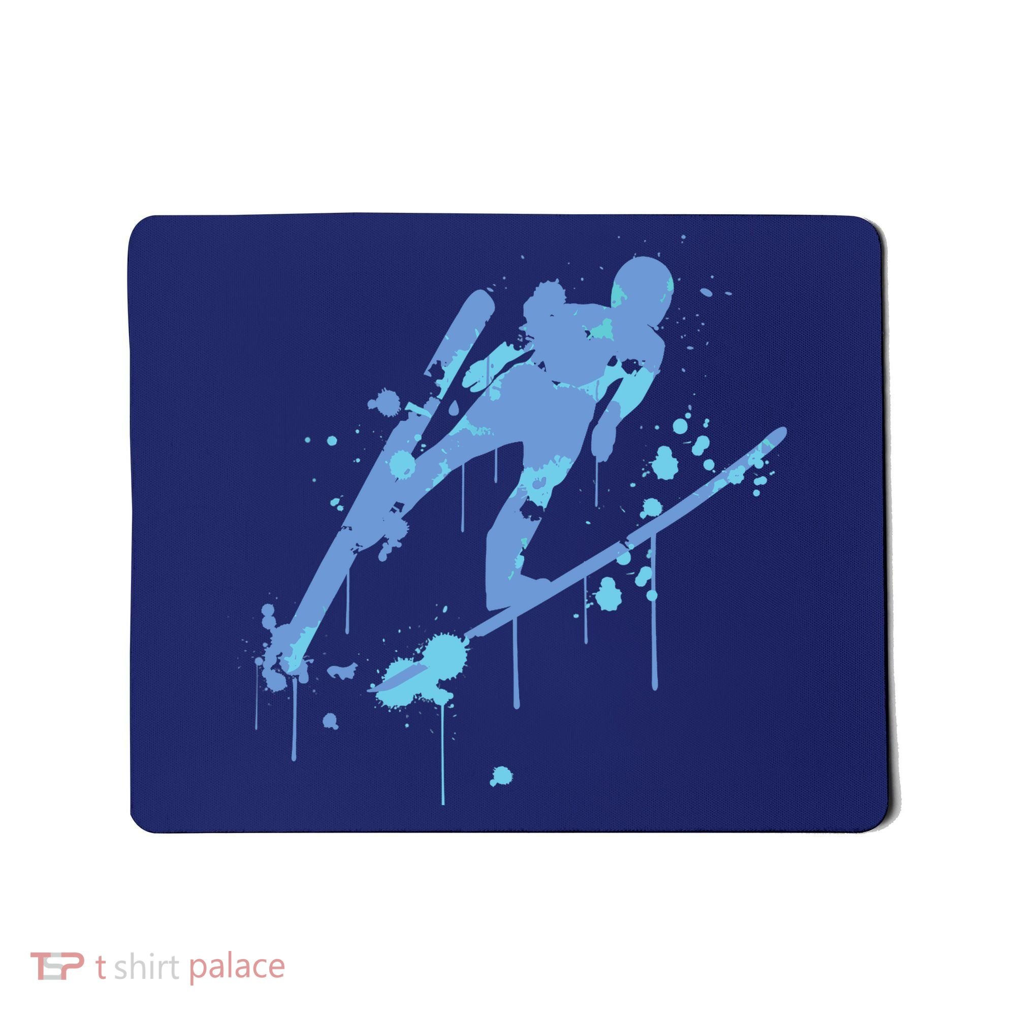 Splash Ski Flying Winter Sports Ski Jumping Mousepad
