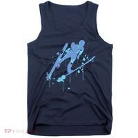 Splash Ski Flying Winter Sports Ski Jumping Tank Top thumb 0