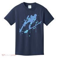 Splash Ski Flying Winter Sports Ski Jumping Kids T-Shirt thumb 0