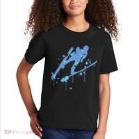 Splash Ski Flying Winter Sports Ski Jumping Kids T-Shirt thumb 2