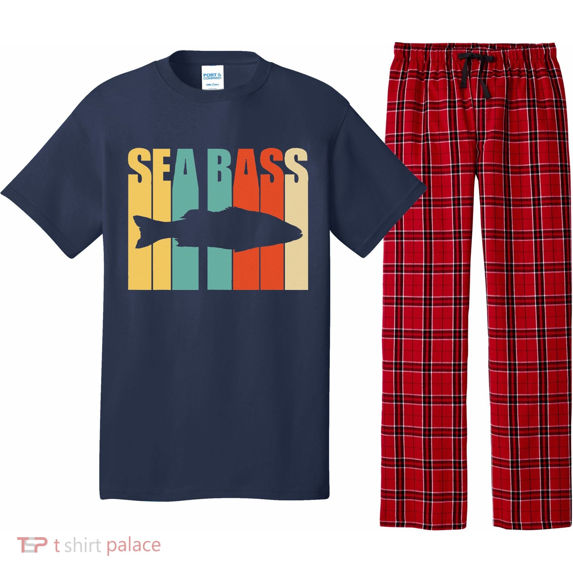 Seabass Seabass Fishing Pajama Set
