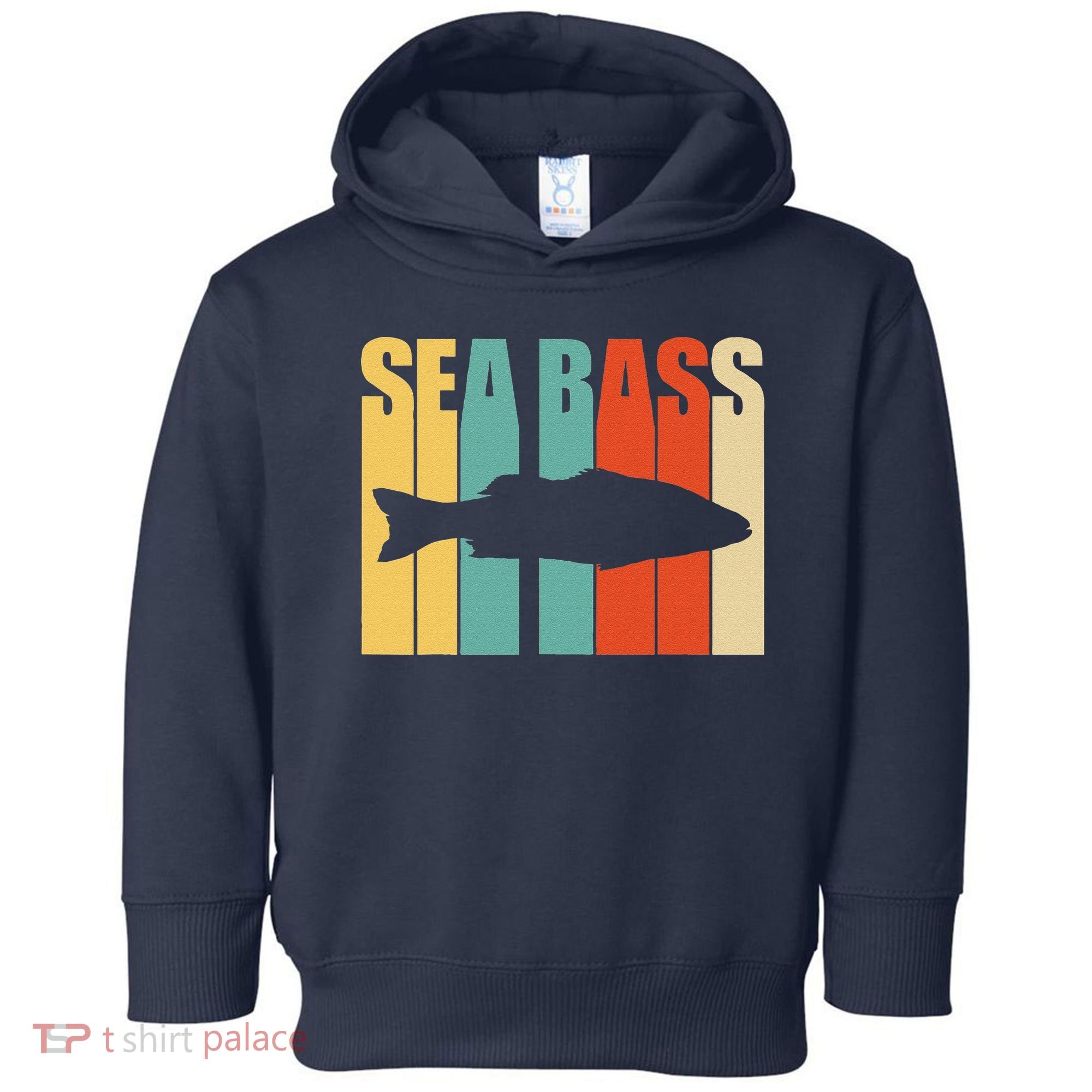 Seabass Seabass Fishing Toddler Hoodie