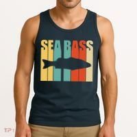 Seabass Seabass Fishing Tank Top thumb 3