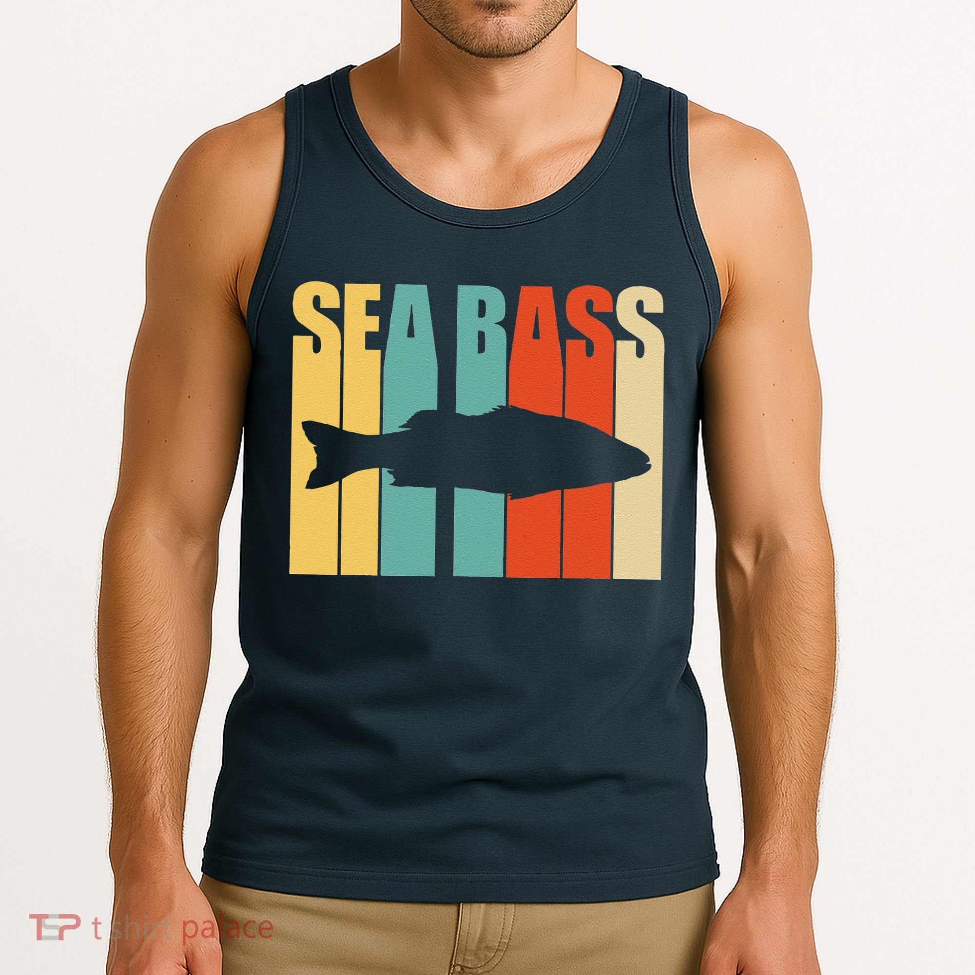 Seabass Seabass Fishing Tank Top