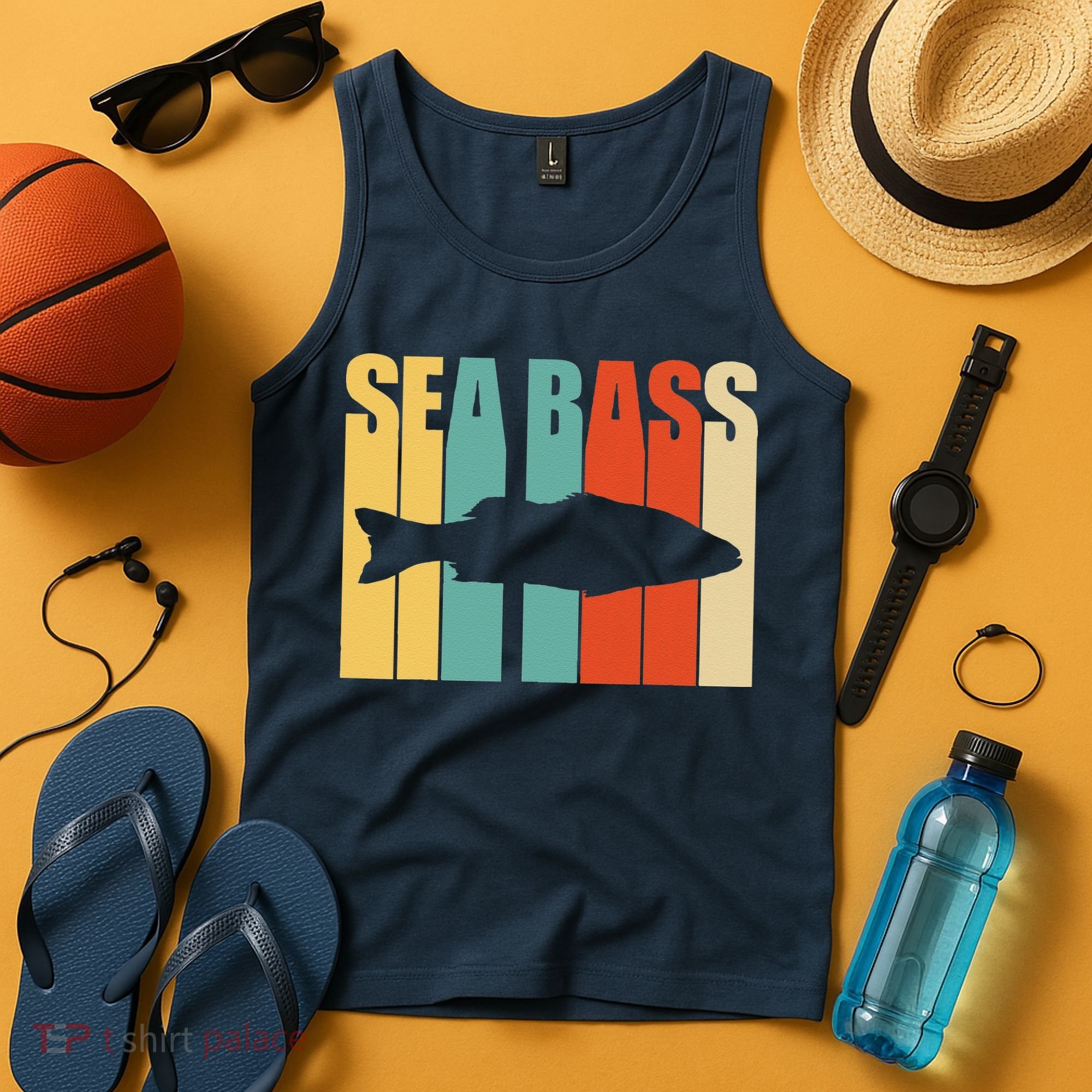 Seabass Seabass Fishing Tank Top