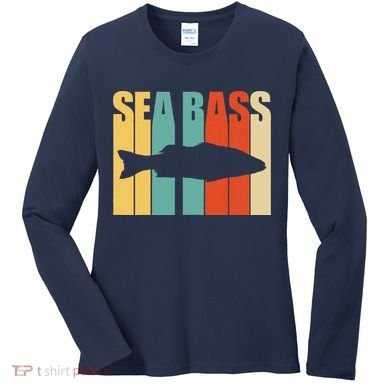 Seabass Seabass Fishing Women's Long Sleeve Shirt