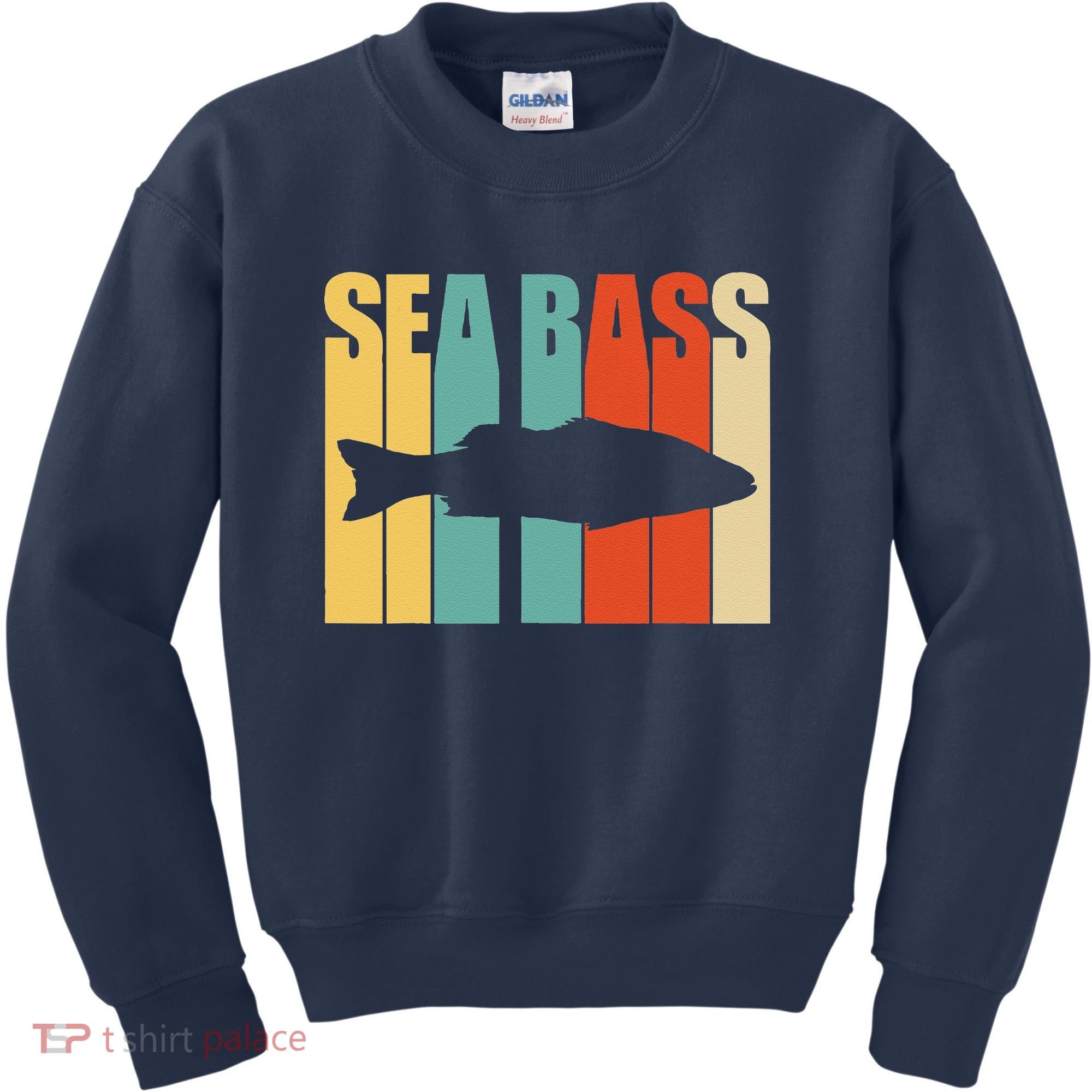 Seabass Seabass Fishing Kids Sweatshirt